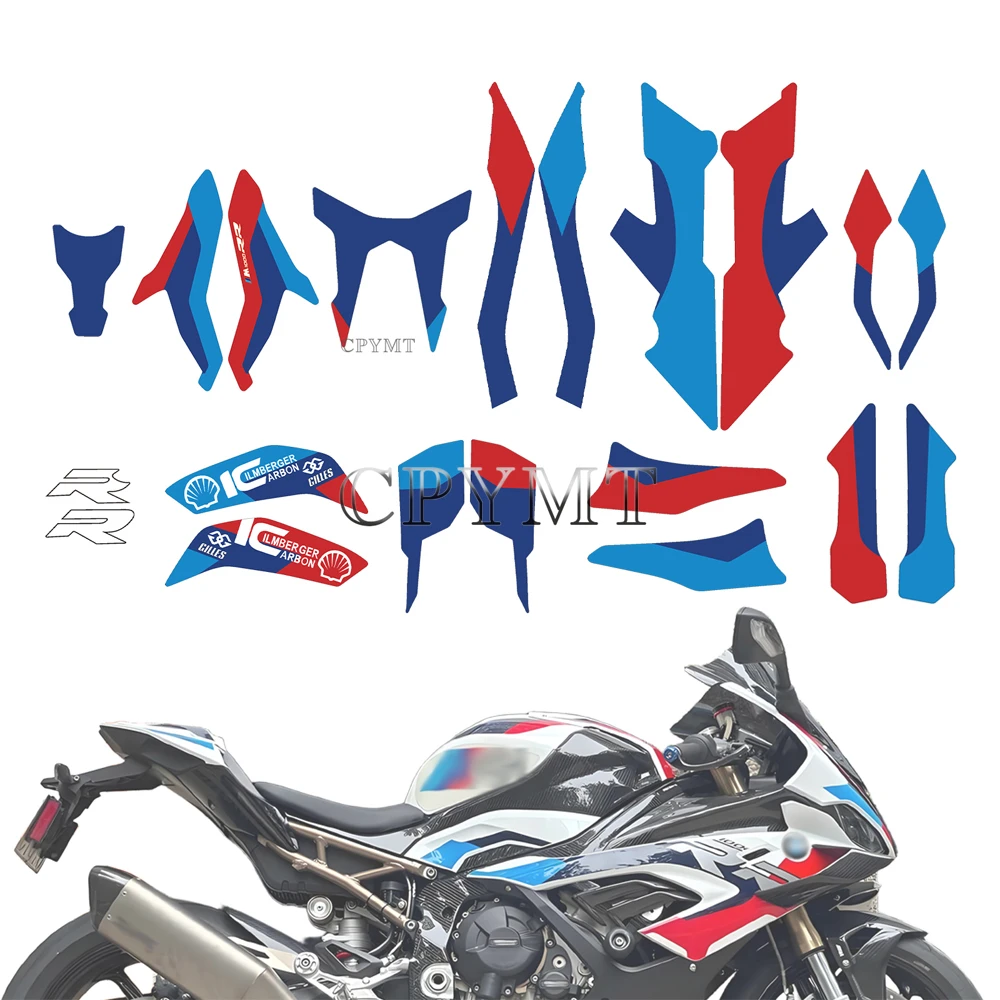 

Fit For BMW M1000RR S1000RR 2019 2020 2021 2022 2023 Motorcycle Body Stickers Protector Decals