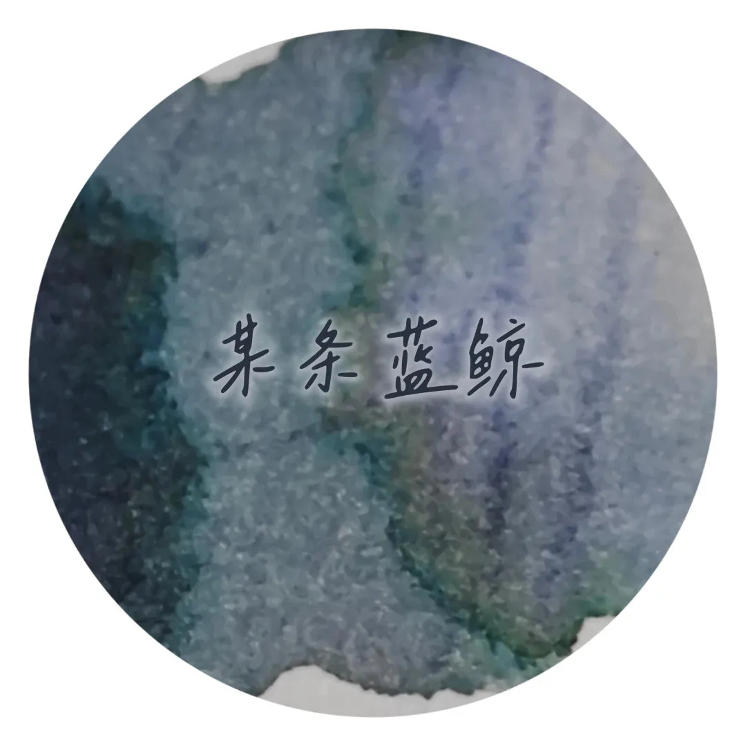 KittyInkpot Ink，A Certain Blue Whale，Chromatography Sheen Shading  Ink  35ml