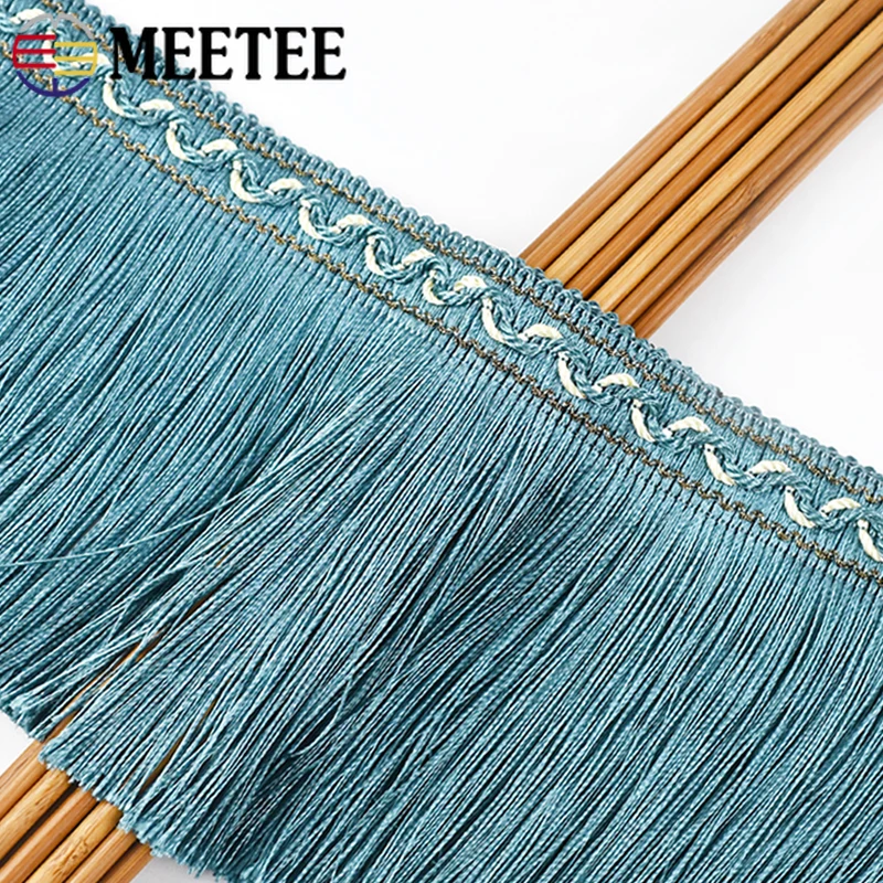 

1/2/5Meters 13cm Encryption Curtain Tassel Fringe Trimming Home Textile Decor Tassels Clothing Sewing Ribbon Band DIY Accessory