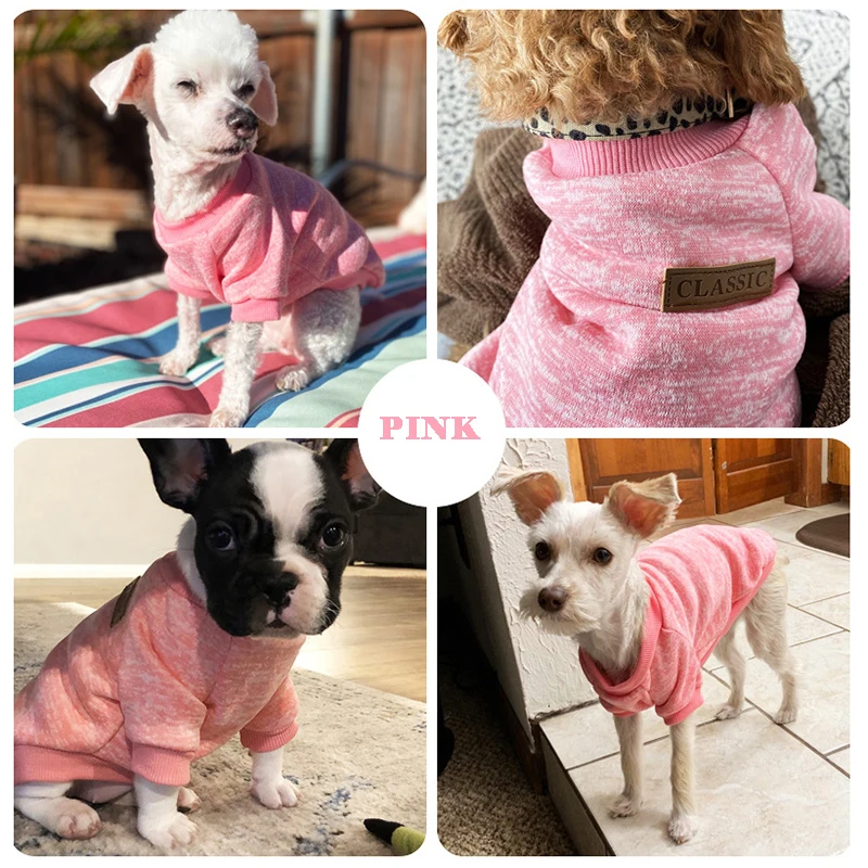 Winter Hund Kleidung für Kleine Hunde Warme Hund Weste Französisch Bulldog Sweatshirt Welpen Katze Kostüm Chihuahua Mantel Schnauzer Mops Outfits