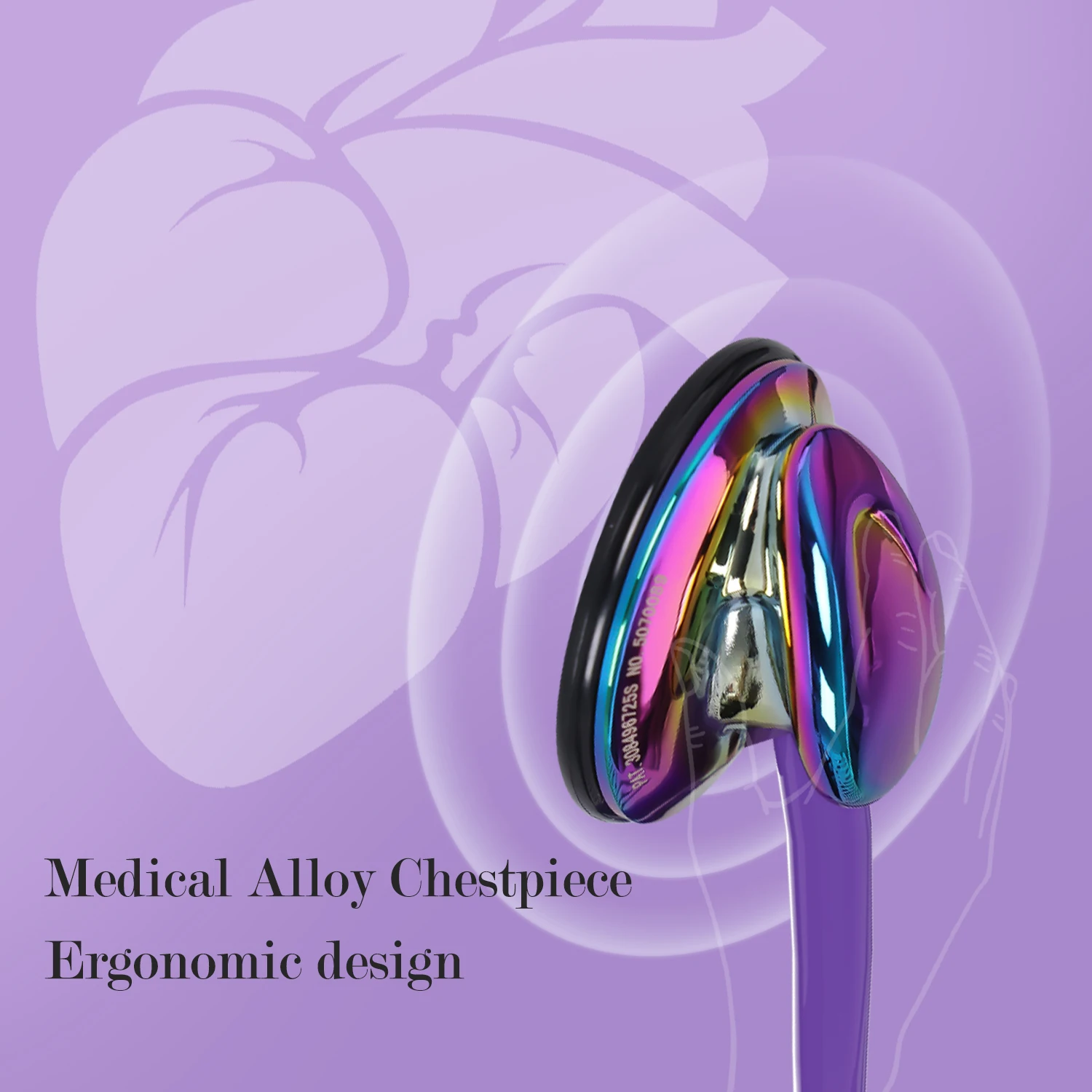 Medical Professional Stethoscope Single Head Stethoscope for Doctor Nurse Cardiology Stethoscope Engrave Name Health Care