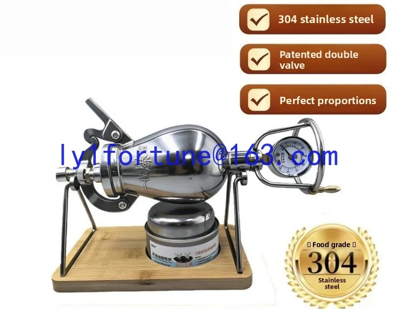 304 stainless steel household machine, mini popcorn machine, small grain amplifier popcorn pot