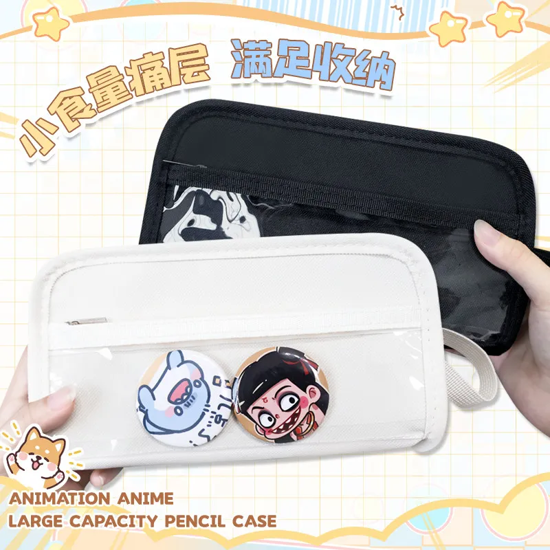 Delta Force Ghroth Game Pencil Case Cartoon Canvas Stationery Pen Case Boys Girls Students School Supplies Birthday Gifts view 3