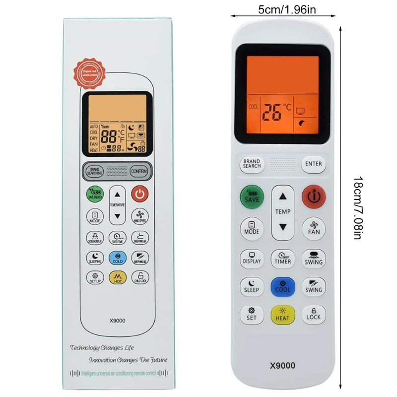 Dropship X9000 รีโมทการควบคุมที่ครอบคลุมเครื่องปรับอากาศอัจฉริยะระยะไกล