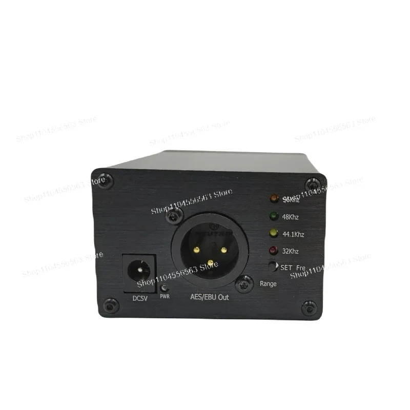 Balanced Stereo AES EBU Audio Converter ADC Adjustable Output Analog Digital Signal Transformer For Stage Recording Equipment