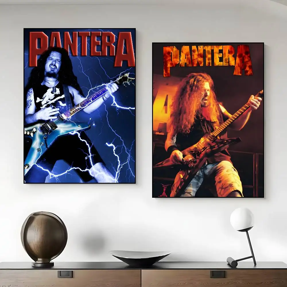 Vintage Music P-Pantera Band Fashion Poster Art Canvas Prints Painting Wall Art Pictures for Living Room Decoration view 5