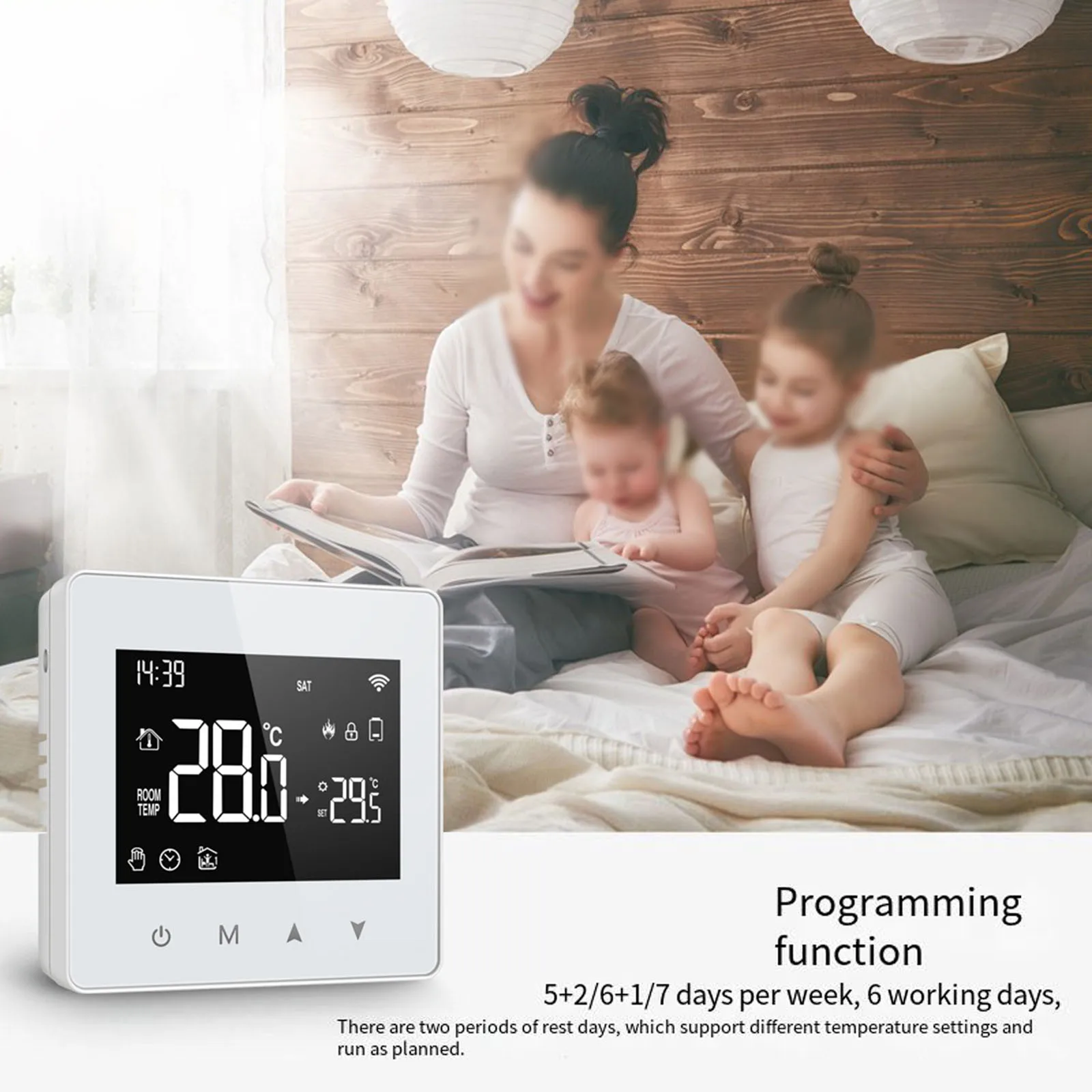 WiFi/ZigBee Smart Thermostat Low Power Batterie Wasser Gas Kessel Temperatur Controller Für Alexa Für Google Home Alice