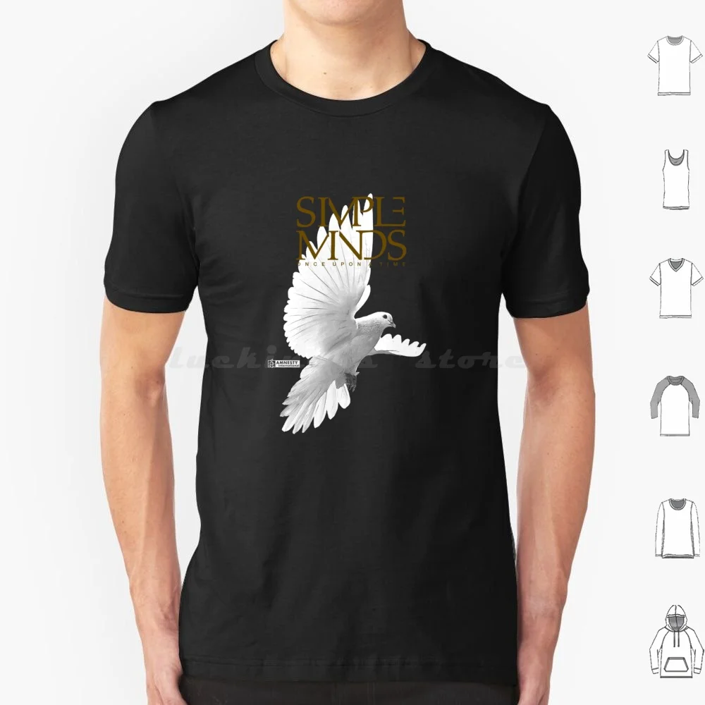 Simple Minds Vintage Style rétro 80s Tour 001 t-shirt coton hommes femmes bricolage impression Simple Minds Logo vivant et bien ne s'oubliez pas