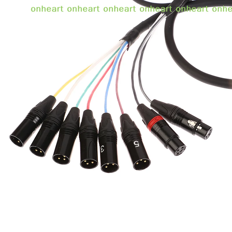 [C]2 4 6 Channel Professional Multi-Media 3 Pin XLR Cable Male To Female Balanced Audio Extension Cord