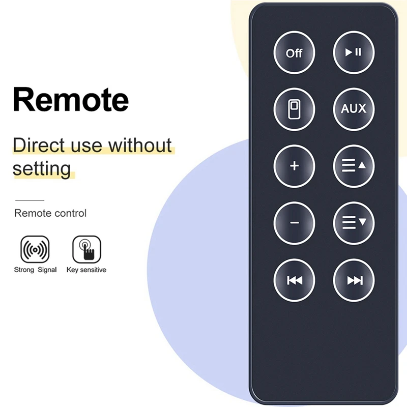 ABKN 4X New Remote Control Replacement for Bose Sounddock 10 SD10, Compatible with for Bose Sounddock 2, Full Function IR Remote