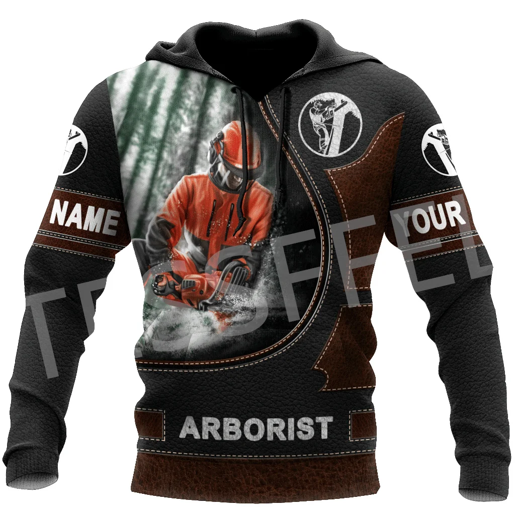 

Custom Name Arborist Logger Chainsaw Carpenter Worker Tattoo Streetwear 3DPrint Pullover Harajuku Jacket Casual Funny Hoodies 27