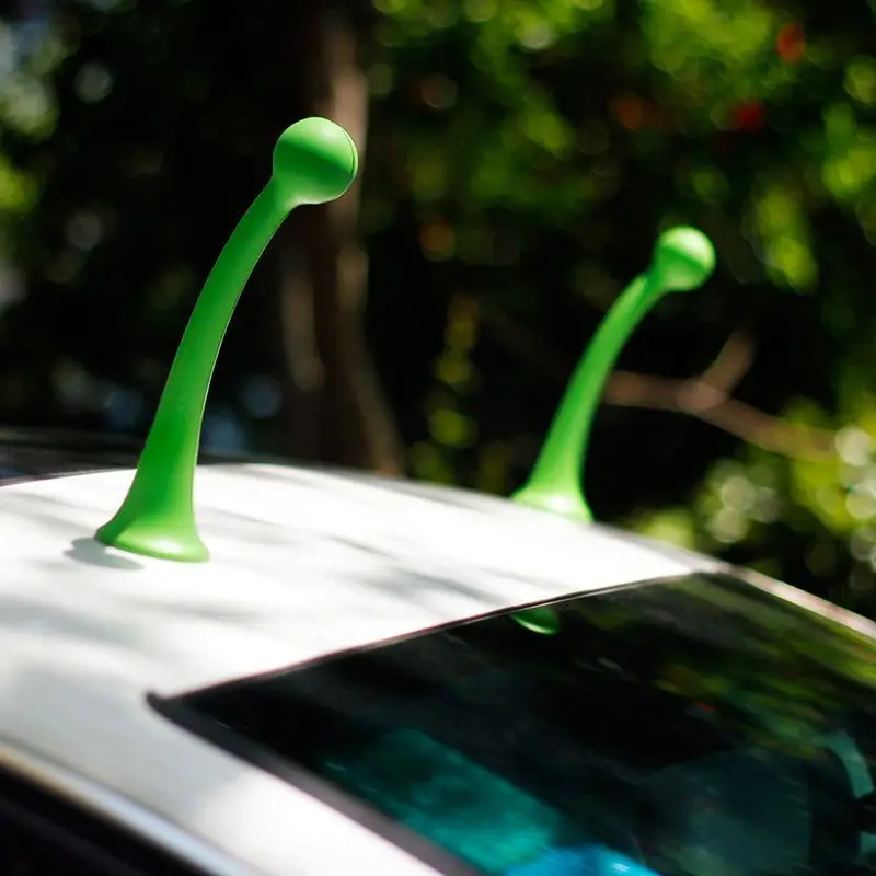 2pcs car roof decoration body modification 3D three-dimensional decompression antenna appearance alien tentacles personalized an