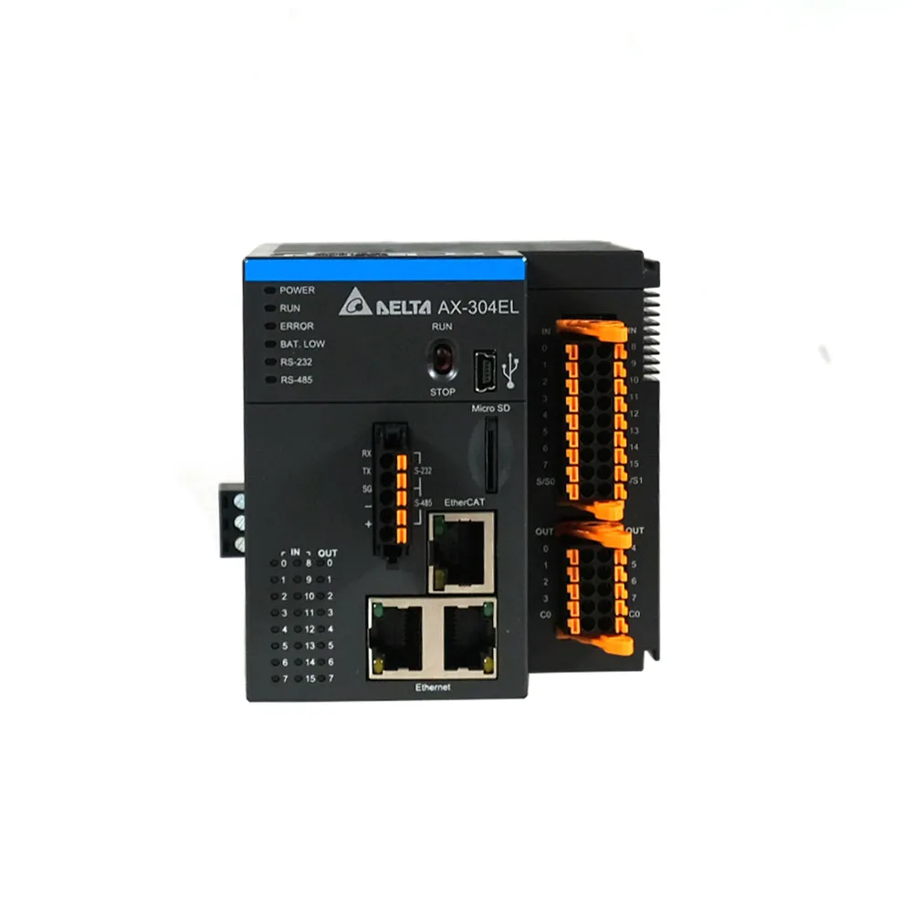 

Delta AX-304ELA0PA1T 16DI 8DO AX-3 Series CODESYS Модуль движения NPN-выход Контроллер программирования