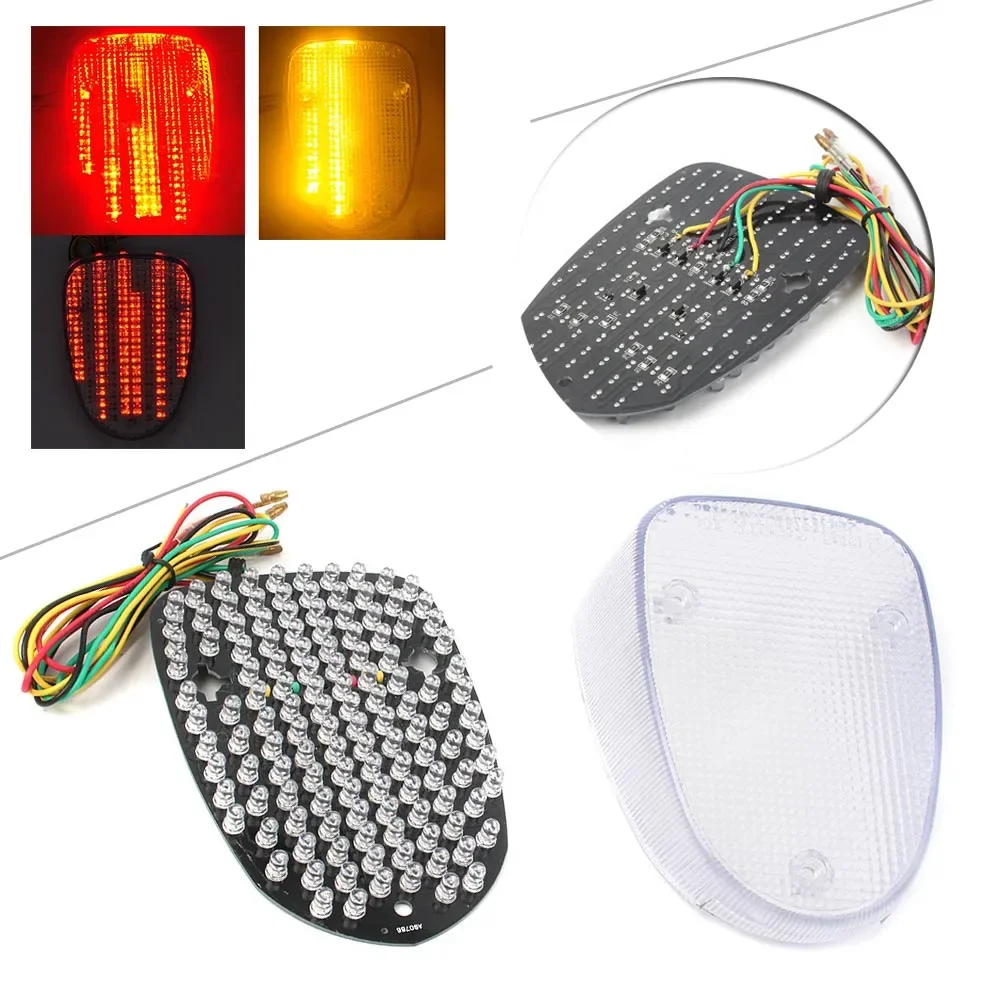 

Pop E-Mark Integrated Taillight Rear Tail Light W/Signals Lamp For YAMAHA Royal Star XVZ1300 /VStar 650 1100 /Road Star XV1600