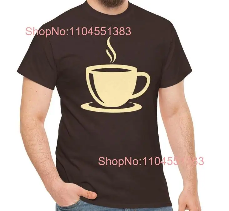 

Новая футболка унисекс с кофейной чашкой, футболка, подарок для любителя горячего кофе