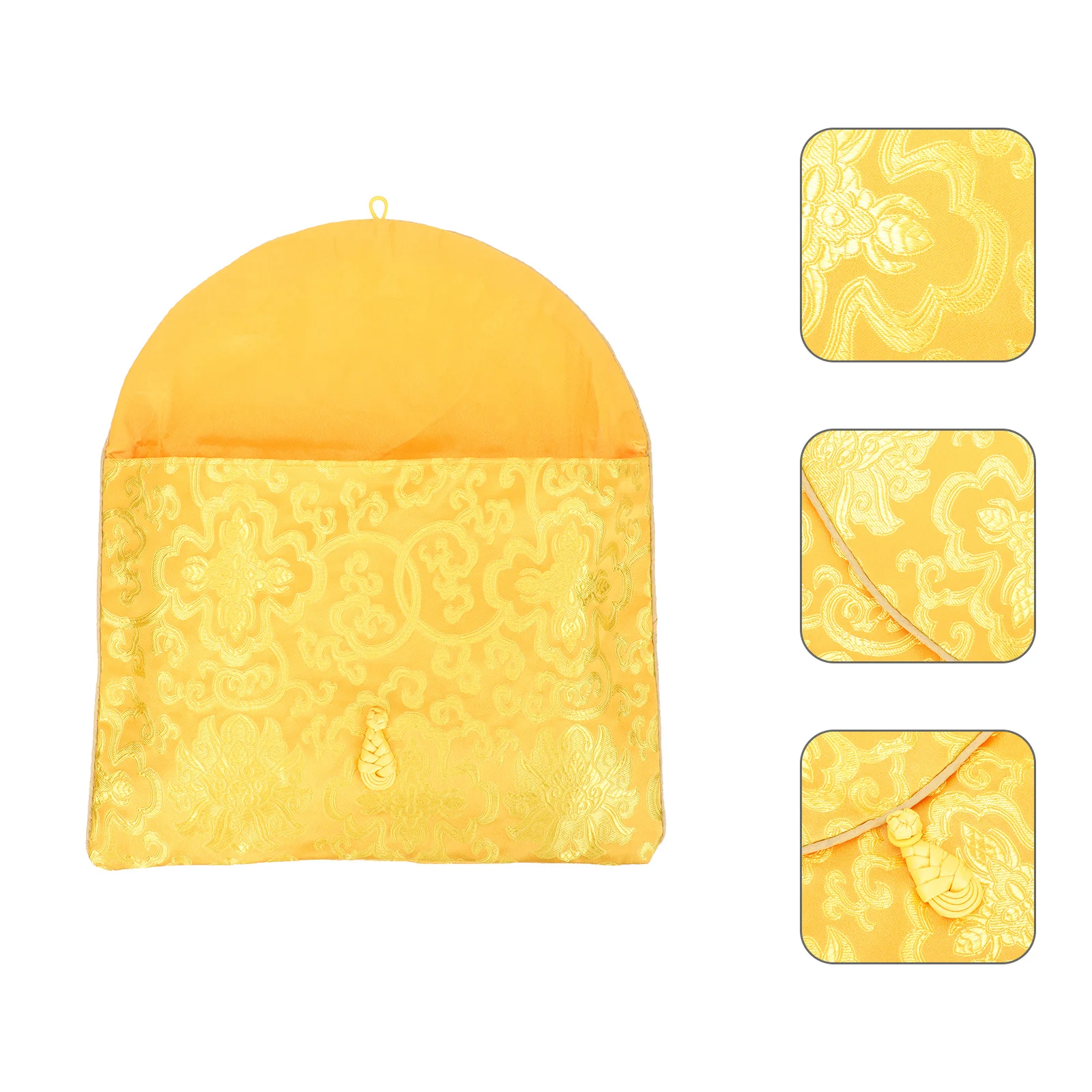 

Многофункциональная шелковая парчовая сумка формата А4, конверт с китайским узлом, дизайн с вышивкой, большая папка для файлов, конверт для подарочной карты