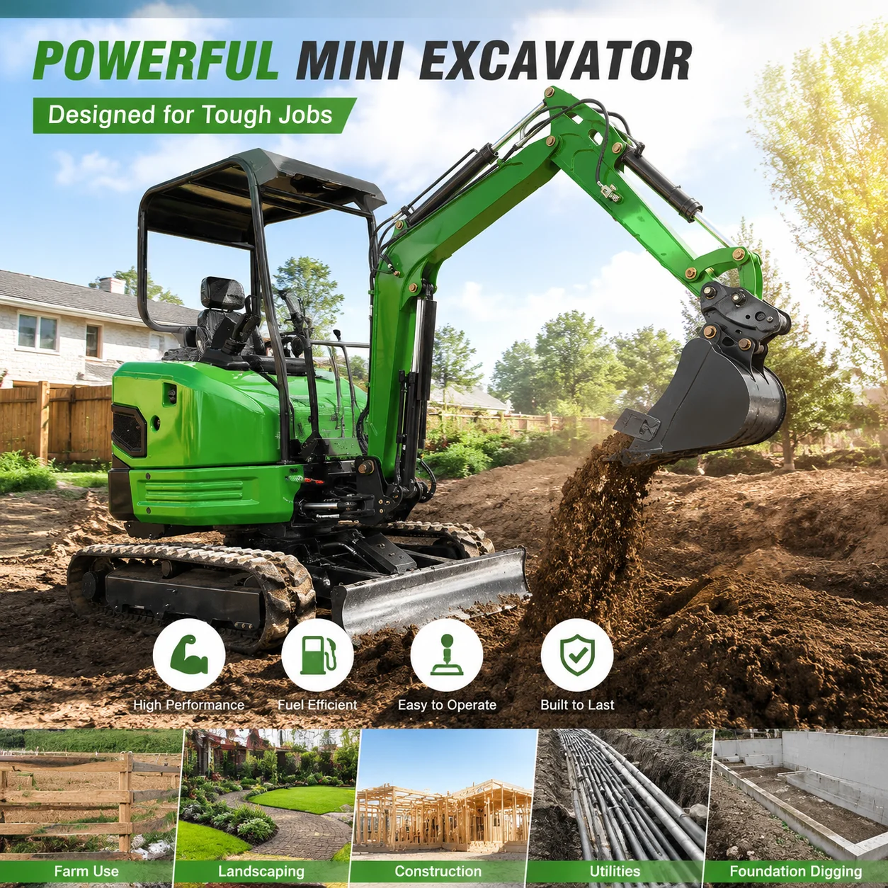 Multiple Model Durable Structure CE Certified Mini Excavator Prices Mini Crawler Excavator