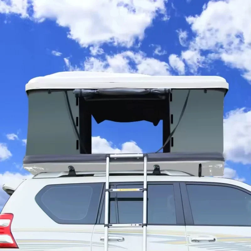 High Quality Folding Hard Shell Rooftop Tent Fit 4 Person Universal for Pickup SUV Outdoor Camping