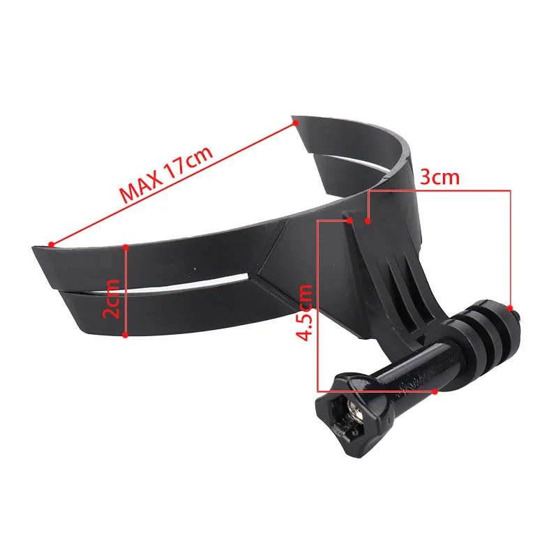 Imagen 6: Soporte de barbilla para casco de motocicleta, soporte de montaje para GoPro Hero 13 12 10 9 8 7 6 negro Sjcam DJI Akaso Camera Go Pro, accesorios
