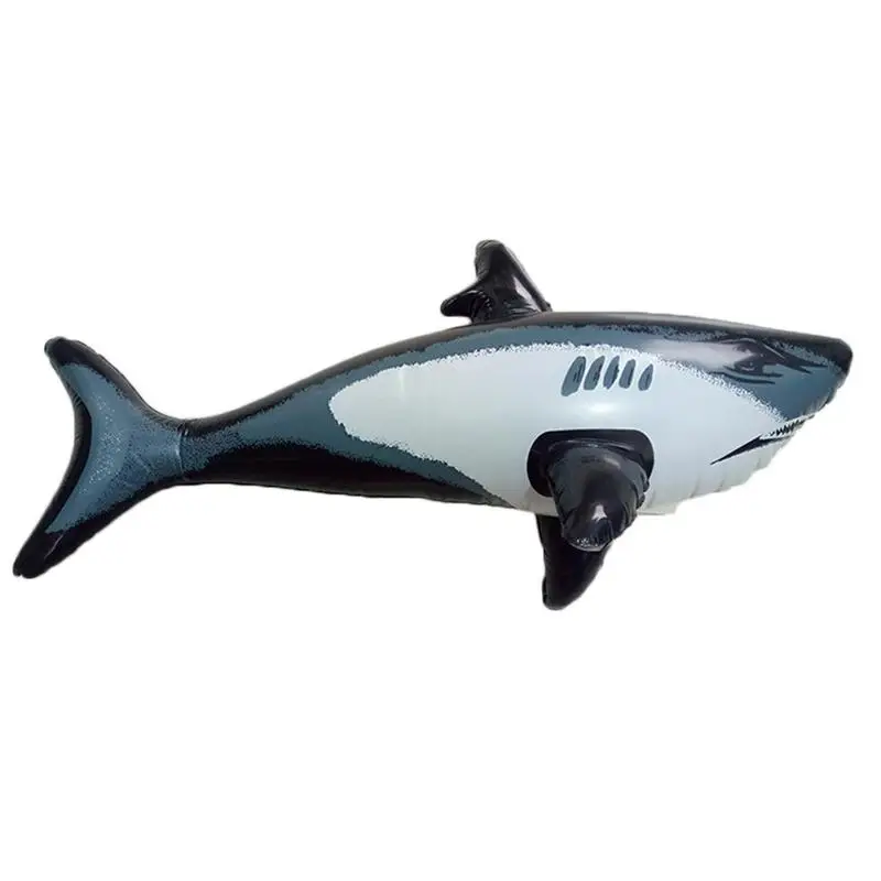 Inflatable Floating Toys Children's Water Toys PVC Inflatable Shark Toy Simulation Inflatable Animal For Swimming Kids Pool Toys