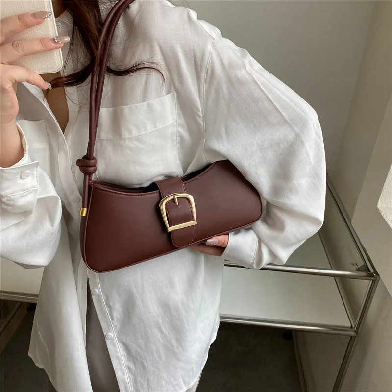 

Женская сумка через плечо, популярная однотонная маленькая сумка, трендовая летняя новая модная сумка через плечо с текстурой, сумки на плечо, подмышки