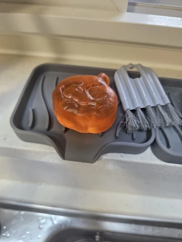 Silicone Soap Box Japanese Bathroom Draining Rack Hole-free Soap Box Household Draining Box Portable Soap Box photo review