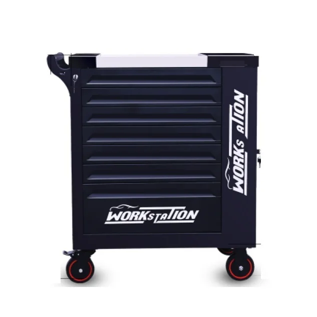 7 Drawers Tool Cart Heavy Duty Stainless Steel Tool Trolley Workshop Tool Cabinet