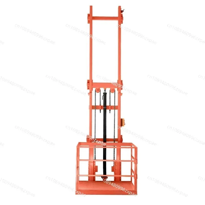 500KG/1000KG Electric lift Small electric lift freight elevator guide rail type simple warehouse home lift