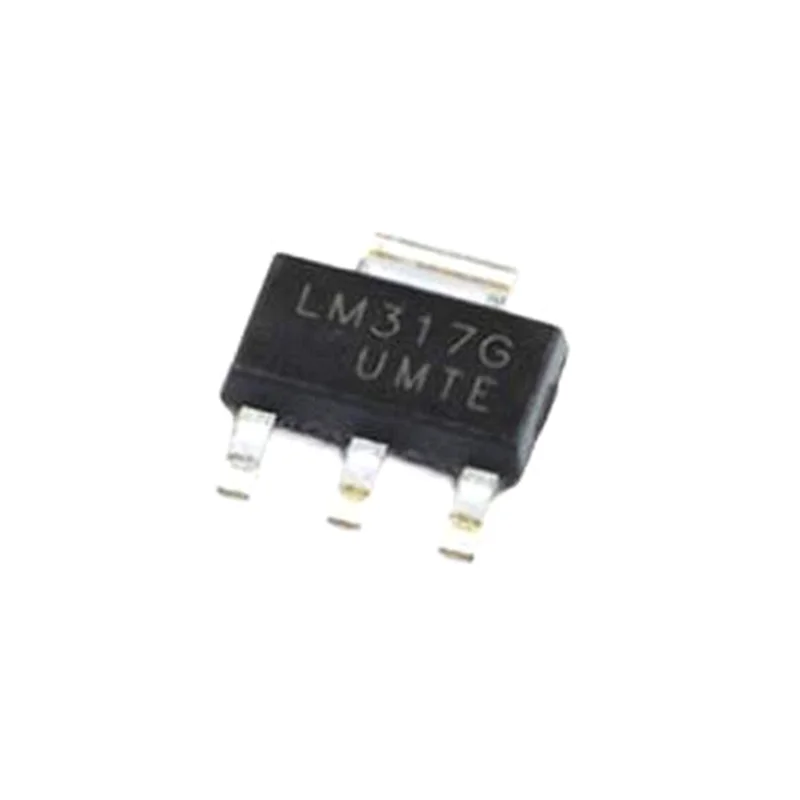 10 個 LM317AEMPX LM317EMP LM317K LM317MSTT3G LM7805MPX SOT-223 317M N07A N00A チップ IC 新オリジナル