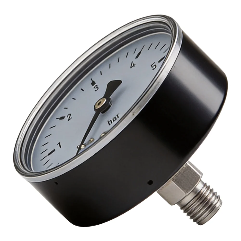 Essential Tool For Technicians 1 4 Inch Connector Air Pressure Gauge 1 4 Inch Connector Easy Installation Easy-to-Read Display