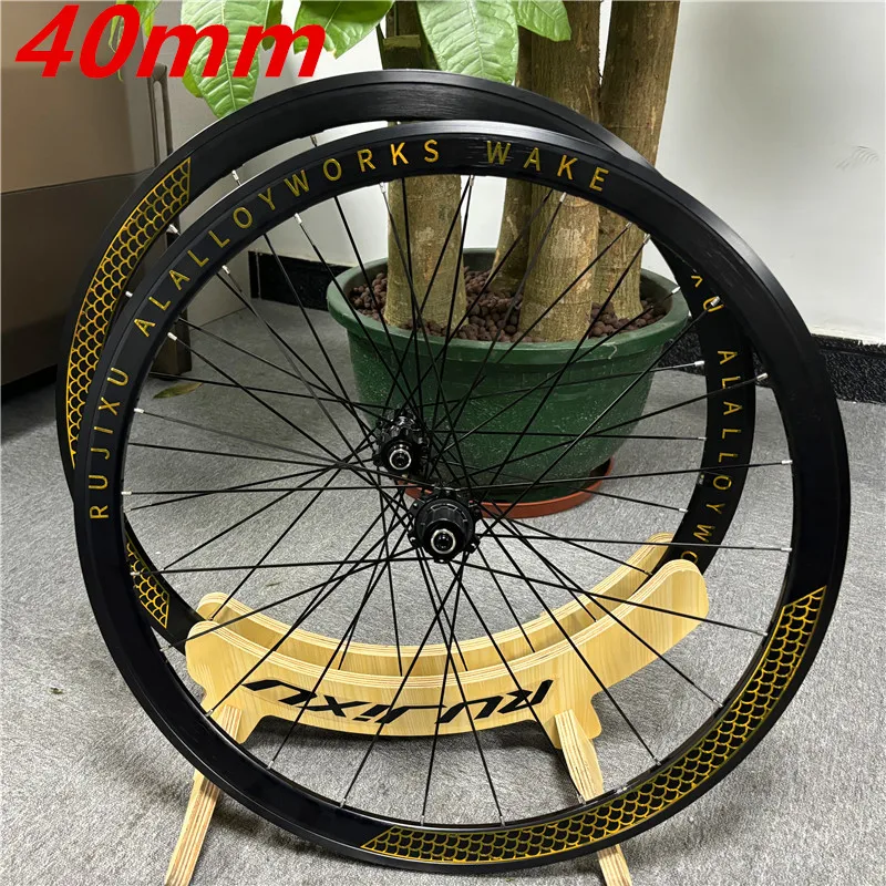 Road Bike Wheels Superlight 700 C30/ 40/50mm Aluminum Alloy Clincher Rim Thru Axle Center Lock Disc Brake Elite Bicycle Wheelset