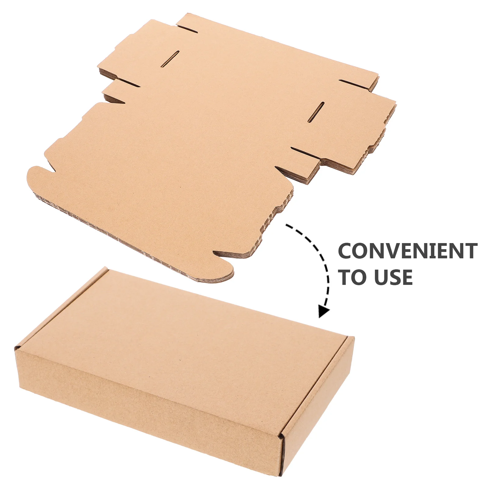 Imagem -03 - Caixas de Embalagem Mailer Kraft Paper Envio para Embalagem Pequenas Empresas Presente em Movimento 10 Pcs