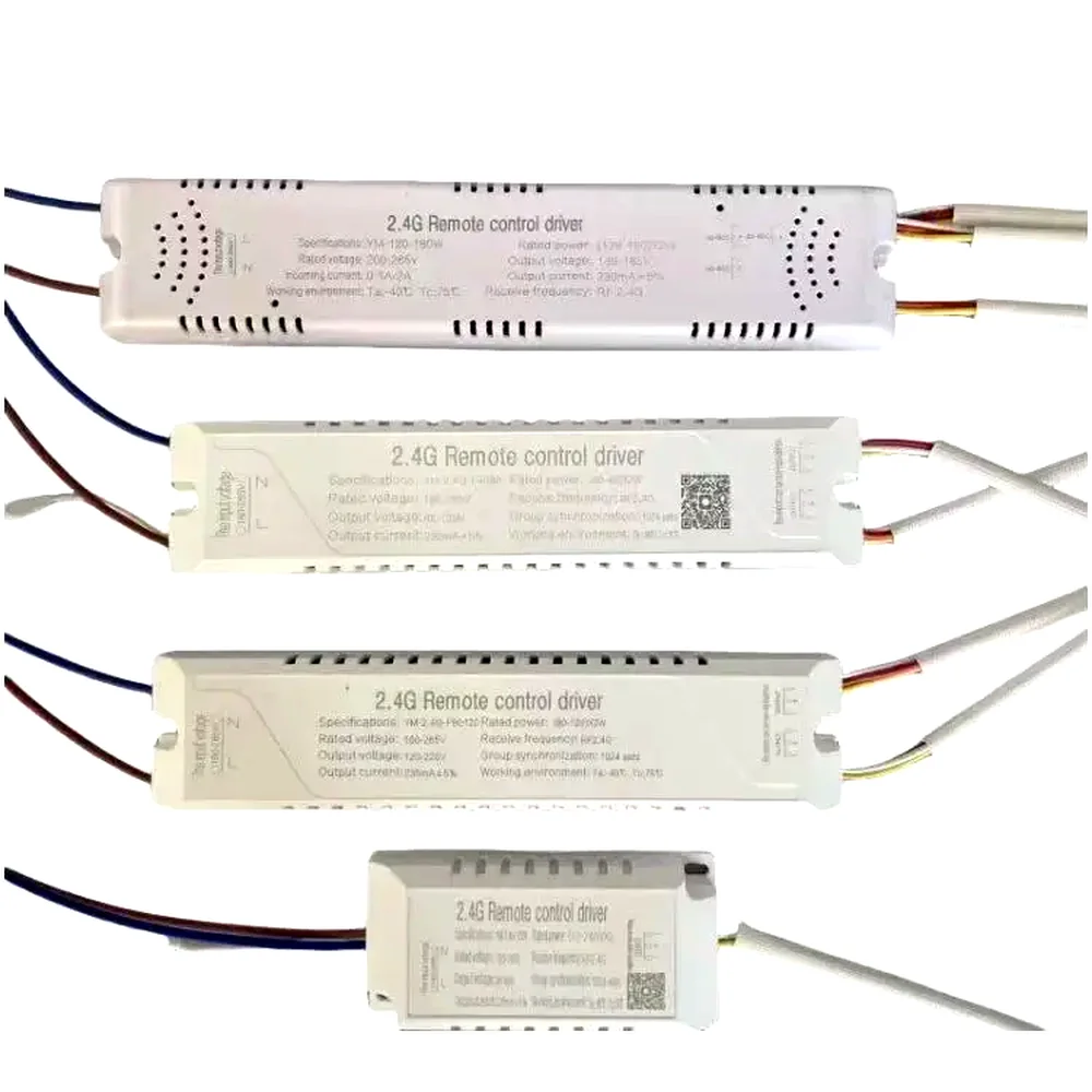 LED Driver Light Transformers 20W-80W-120W x2 210mAWith 2.4G RF Remote Color Changeable Dimming For Ceiling Lamp DIY Accessories
