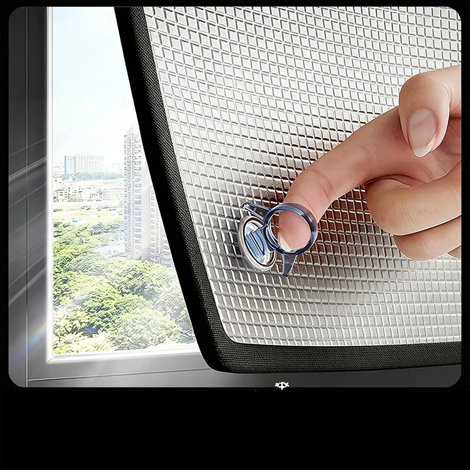 UV Blocking Window Film Reusable Room Darkening Privacy Protection House Window Tint Heat Blocking for Home Office Bedroom