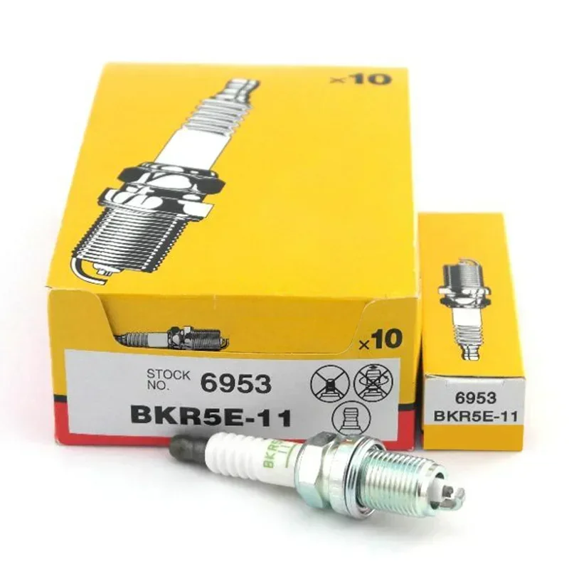 

4pcs BKR5E-11 6953 Normal Spark Plug For Toyota Corolla Hyundai Mazda Suzuki Matrix Mitsubishi Paseo MR2 T100 BKR5E11