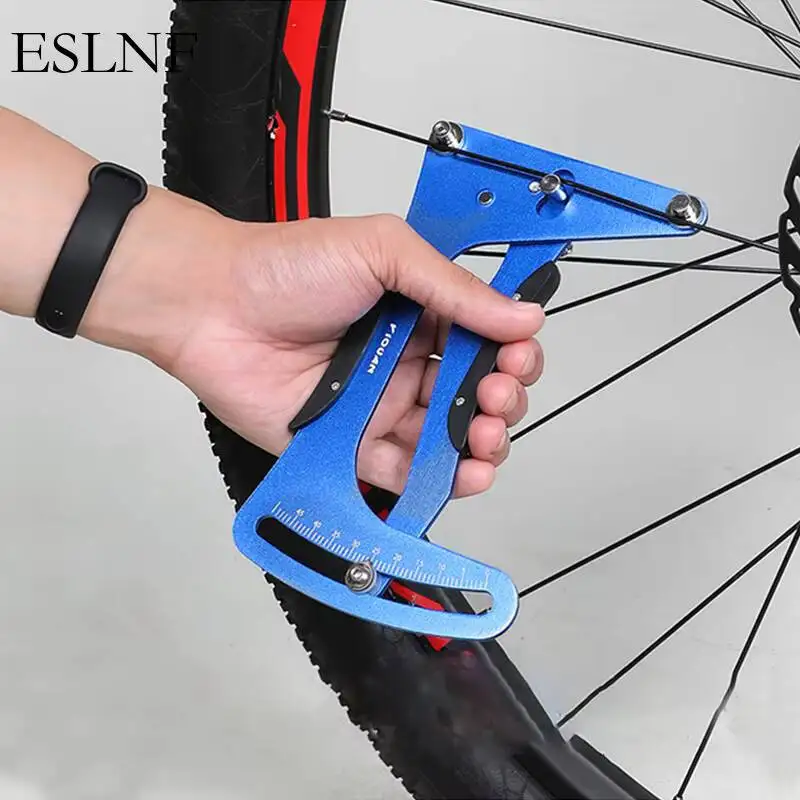 ESLNF Fahrrad-Speichenspannungsmesser Präzises MTB-Fahrradfelgen-Einstellwerkzeug Tensiometer Messinstrument Speichenspannungsmessgerät