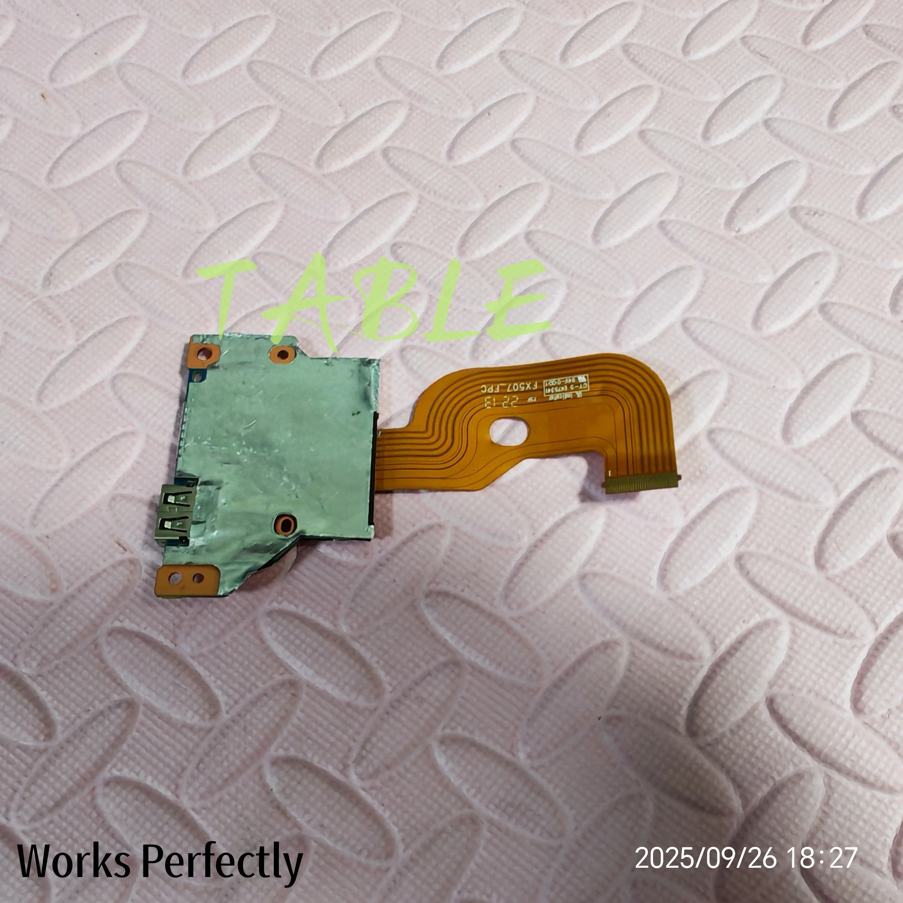 FOR Asus TUF Gaming A15 FA507RE I/O USB Small Board Flat Cable FX507_FPC