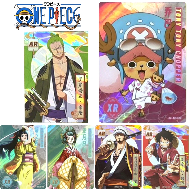 

Kano AR XR Card One Piece Sanji Roronoa Zoro Monkey D. Luffy Rare Bronzing Collection Card Christmas Birthday Gift Game Toys