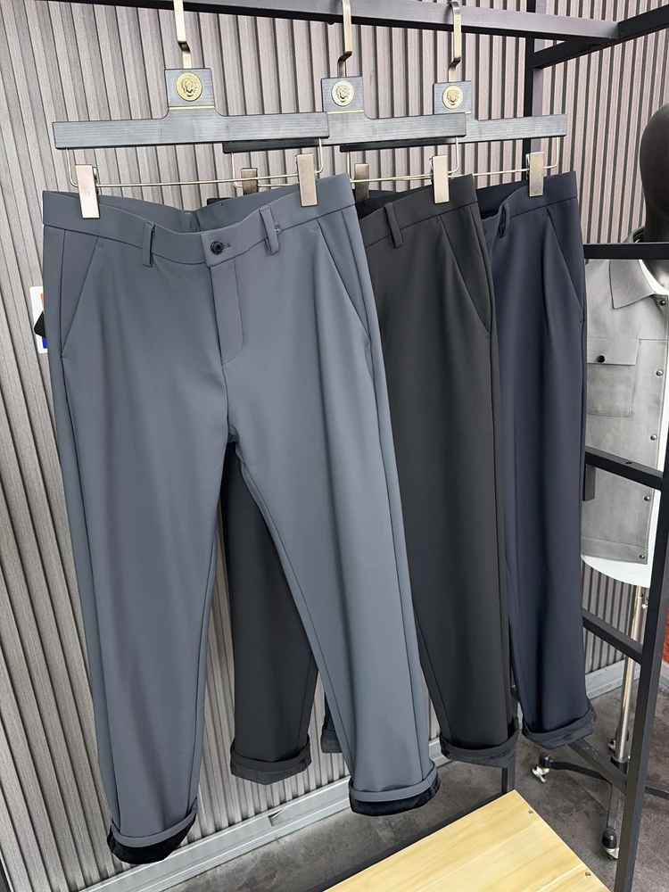 

Svip Men's Fce Lined Thiened Straight Leg Pants Autumn Winter Comfortable Warm Casual Trousers Bla Tech Faion Urban ...