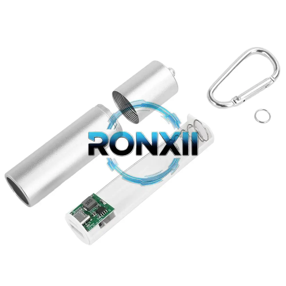 Mountaineering Deduction DIY Welding Free 1 Section 18650/21700 Portable Power Kit Tpye-C Interface 5V 2A Fast Charging