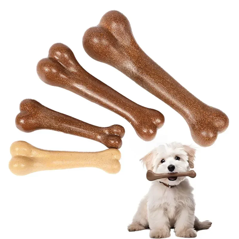 Bone Shaped Dog Chew Toys Aggressive Chewers Long Lasting Durable Bones Dog Toy for Puppy Teething Small Large Dog Accessories