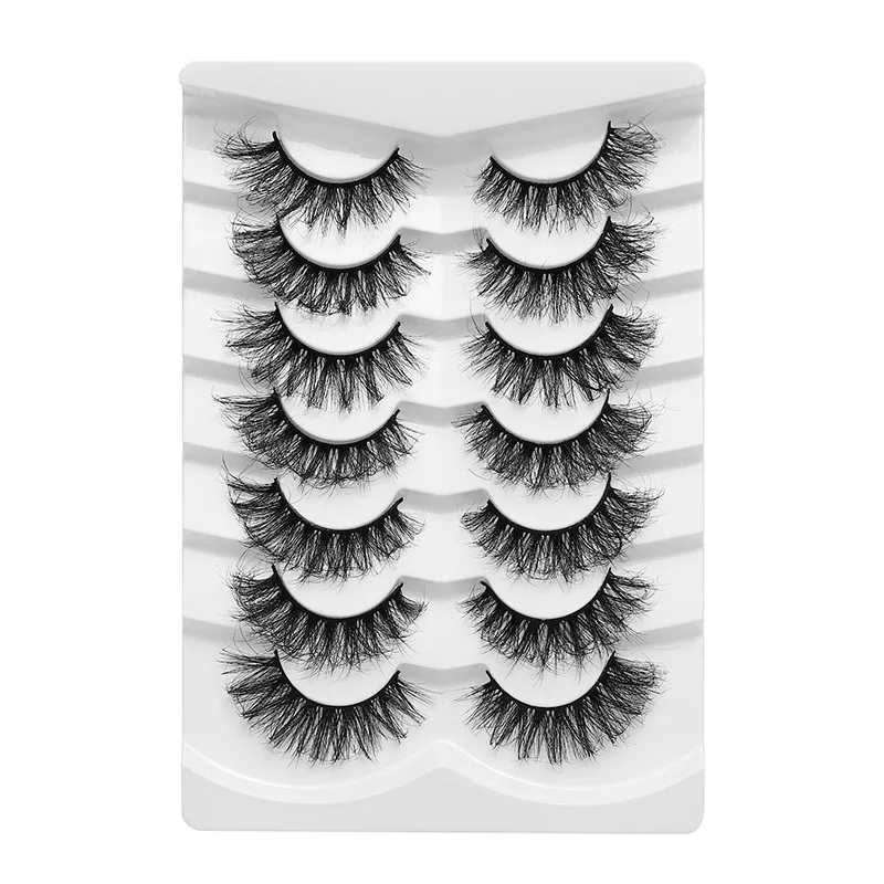 1 Box Fairy False Eyelashes Curling Single-cluster Eyelashes Artificial False Lashes Simulated Curly Lash Extention Tool