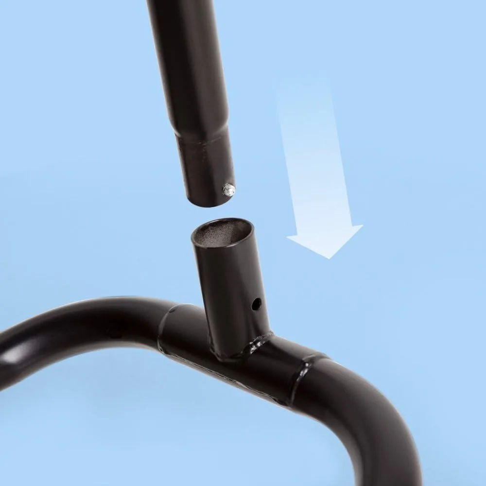 두 대의 자전거 거치대 – 비장착형 자전거 랙 – 모든 크기의 자전거에 맞는 조절 가능한 허브 – 최대 100파운드까지 지원