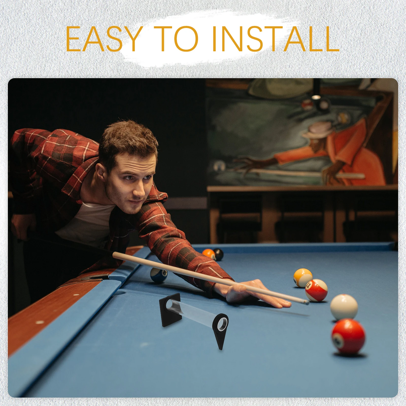 

Billiards Practicer Trainer Tool Pool Accessories Stroke Exercise Device Small Head Cue Aiming Accuracy Skill Improvement