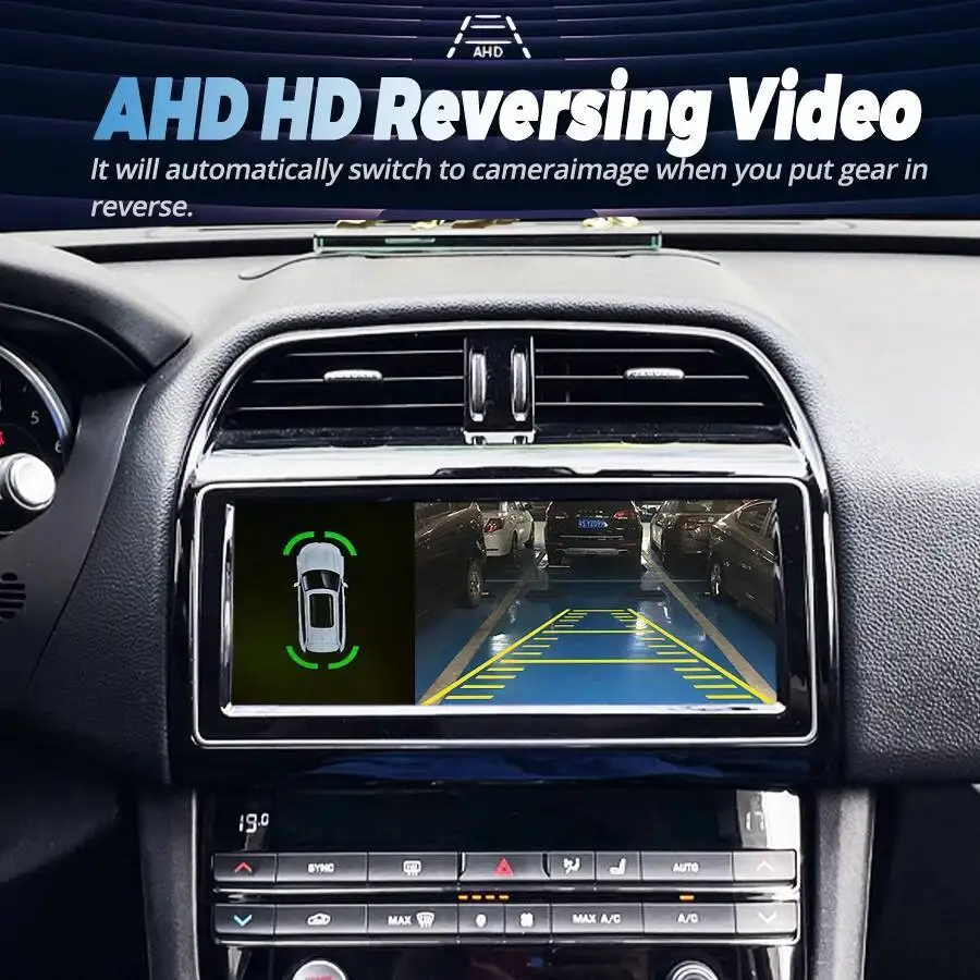 نظام تحديد المواقع نافي BT المدمج في 360 10.25 بوصة راديو السيارة HU أندرويد 15 راديو السيارة لجاكوار XE F PACE X760 X761 2016-2019 DSP Carplay الشاشة