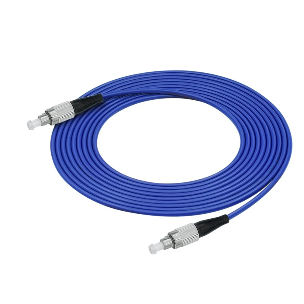 FC UPC naar FC UPC gepantserde 3,0 mm glasvezel patchkabel 1/2/3/5M binnen G657A1 Simplex OS2 SM SX 3M FTTH