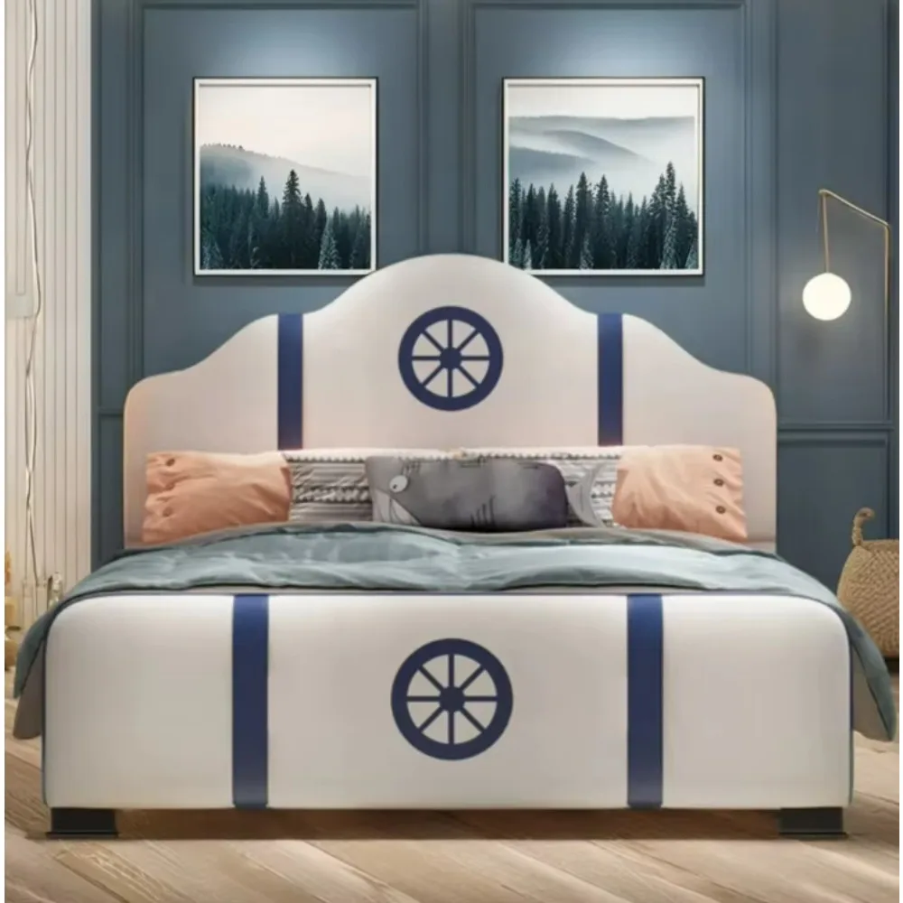 سرير أطفال حديث للأولاد والبنات طقم أثاث للتخزين سرير أطفال خشبي