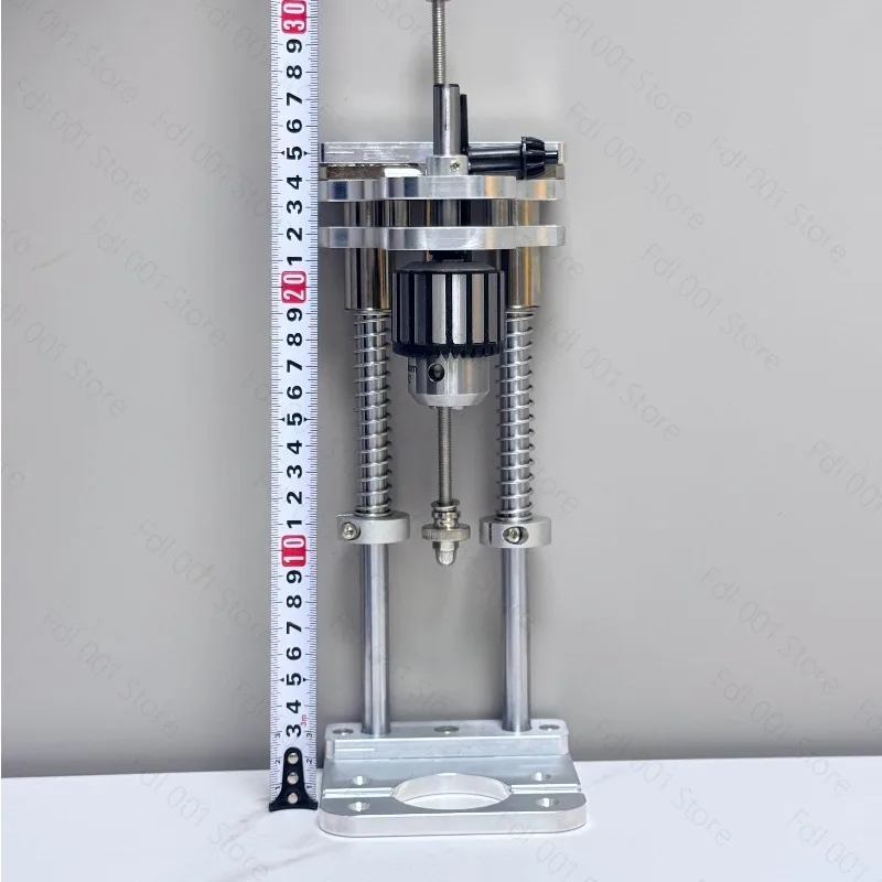 Woodworking Drill Stand Aluminum Profile Positioning Vertical Drilling Desktop Small Lithium Electric Drill Stand Tool Mini DIY