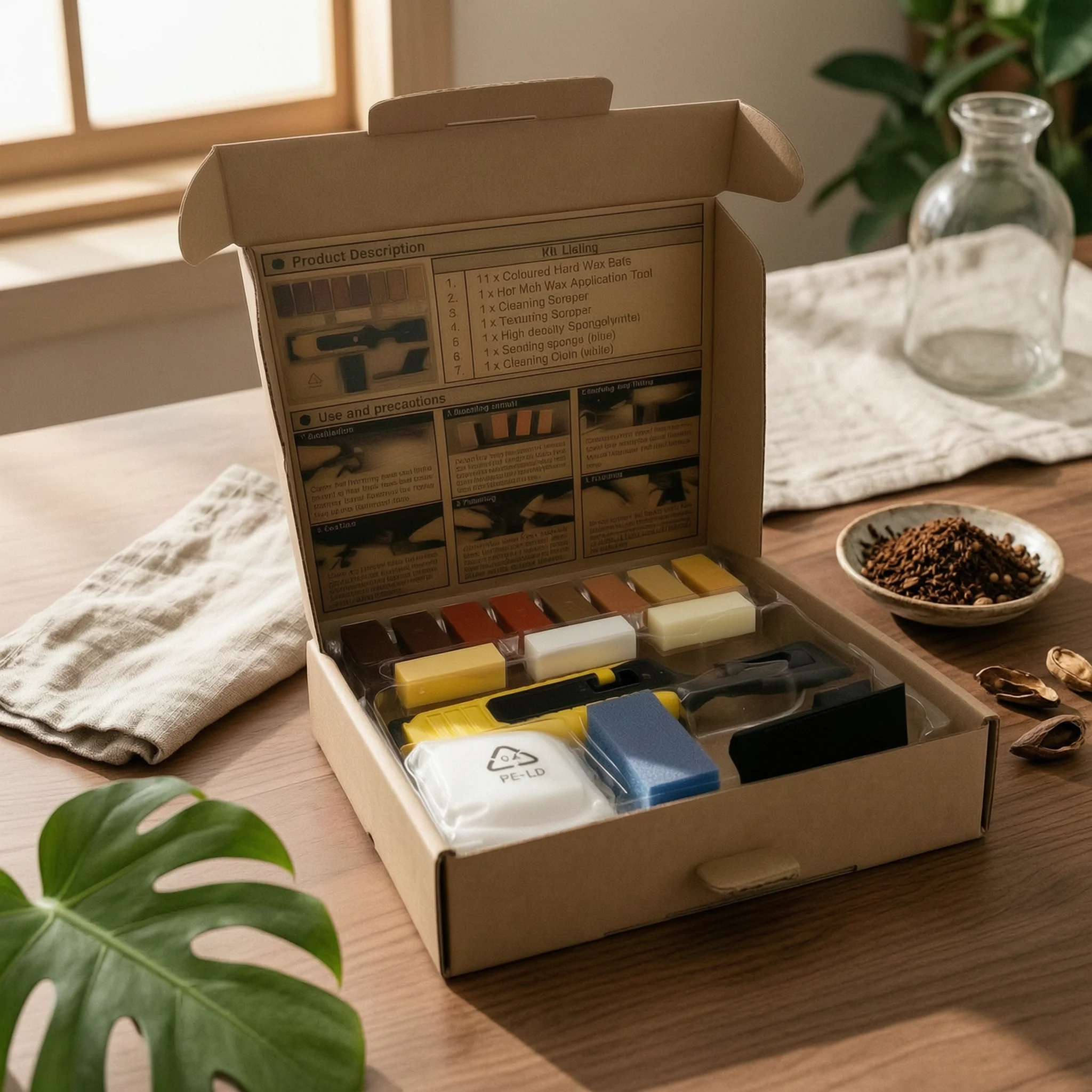 Wood Floor Repair Kit Heat Pen Heated Sealant Repair Tool Furniture Contactup Kit Scratch Cover Fixing Set Color Matching