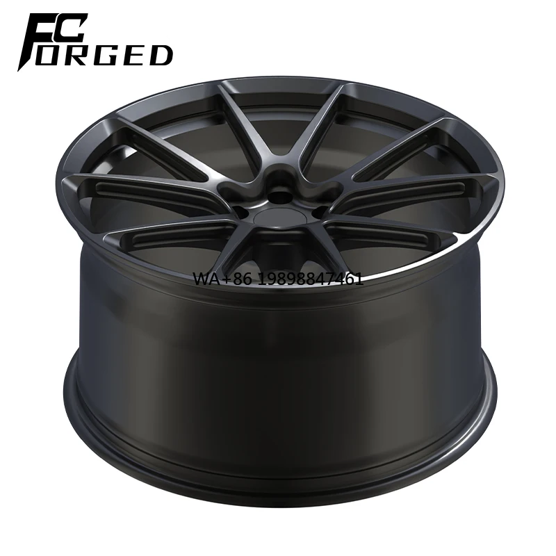 

Black Color Fully Custom Car Rims High Strength Aluminum Alloy R 18 19 20 Inch 5x114.3 Forged Wheels for Durango Srt C7